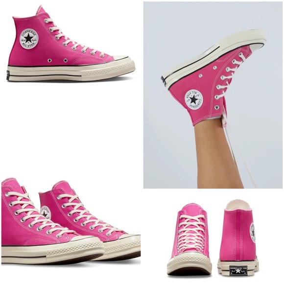 CONVERSE Chuck 70 Hi-Sneakers in Hot Pink - Picture 3 of 3